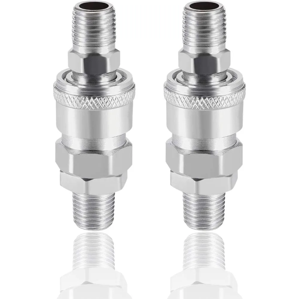 SM20 + PM20 Air Tool Pressure Washer Female High Flow Coupler Plug G1/4 Quick Connect Fitting 2Set
SM20 + PM20 Air Tool Pressure Washer Female High Flow Coupler Plug G1/4 Quick Connect Fitting 2Set