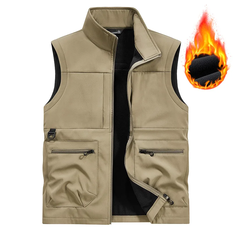 Men's Large Size Composite Soft Shell Vest Multi-Pocket Outdoor Photography Waistcoat Casual Vest for Active Wear
Men's Large Size Composite Soft Shell Vest Multi-Pocket Outdoor Photography Waistcoat Casual Vest for Active Wear