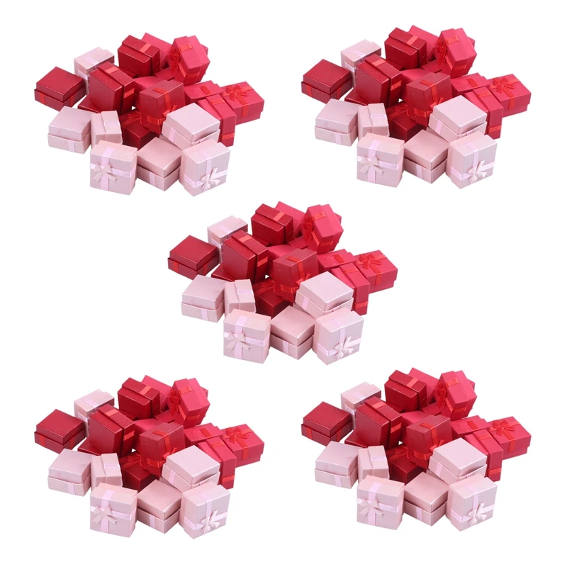 120-Piece Gift Box Set - Square Ring Jewelry Box For Anniversaries, Weddings, Birthdays, Assorted Colors
120-Piece Gift Box Set - Square Ring Jewelry Box For Anniversaries, Weddings, Birthdays, Assorted Colors
