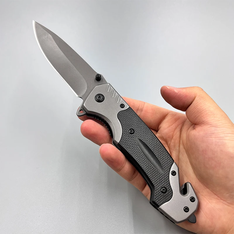 Steel Camping Folding Knife for Man High Hardness Outdoors Self Defense Survival Military Tactical Pocket Knives for Hunting
Steel Camping Folding Knife for Man High Hardness Outdoors Self Defense Survival Military Tactical Pocket Knives for Hunting