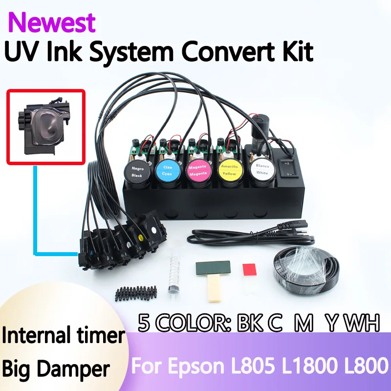 L1800 UV DTF CISS White Ink Shake Timer Control With UV Damper For Epson L805 L1800 L800 UV Printer Convert Kit
L1800 UV DTF CISS White Ink Shake Timer Control With UV Damper For Epson L805 L1800 L800 UV Printer Convert Kit