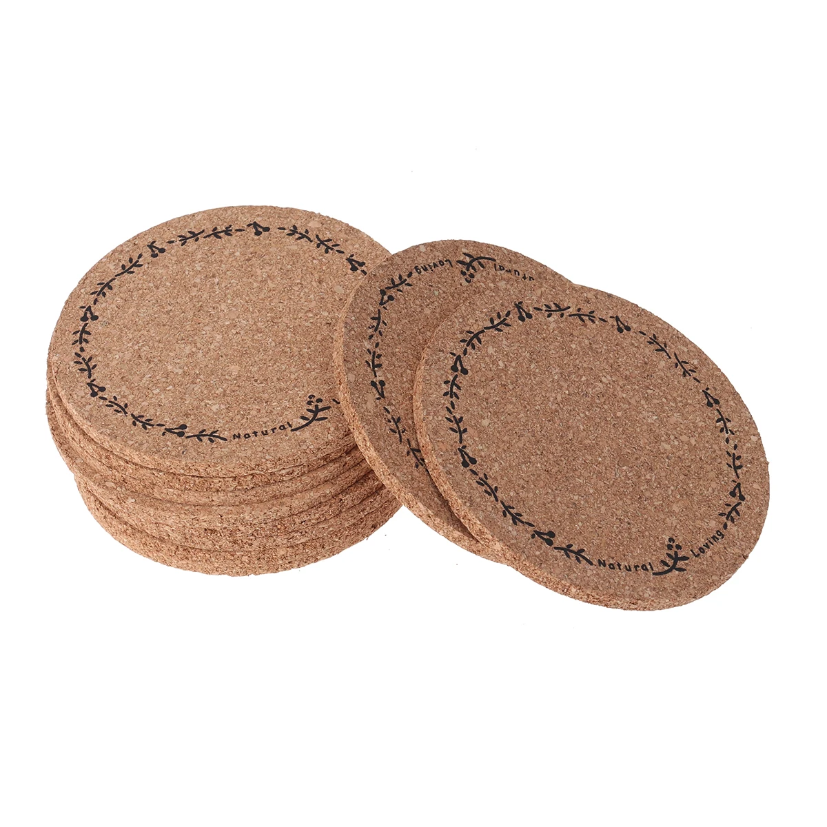 10 PCS Coaster Decorative Coasters Cork Flower Tableware Round Cup Mats for Drinks Bamboo and Place
10 PCS Coaster Decorative Coasters Cork Flower Tableware Round Cup Mats for Drinks Bamboo and Place