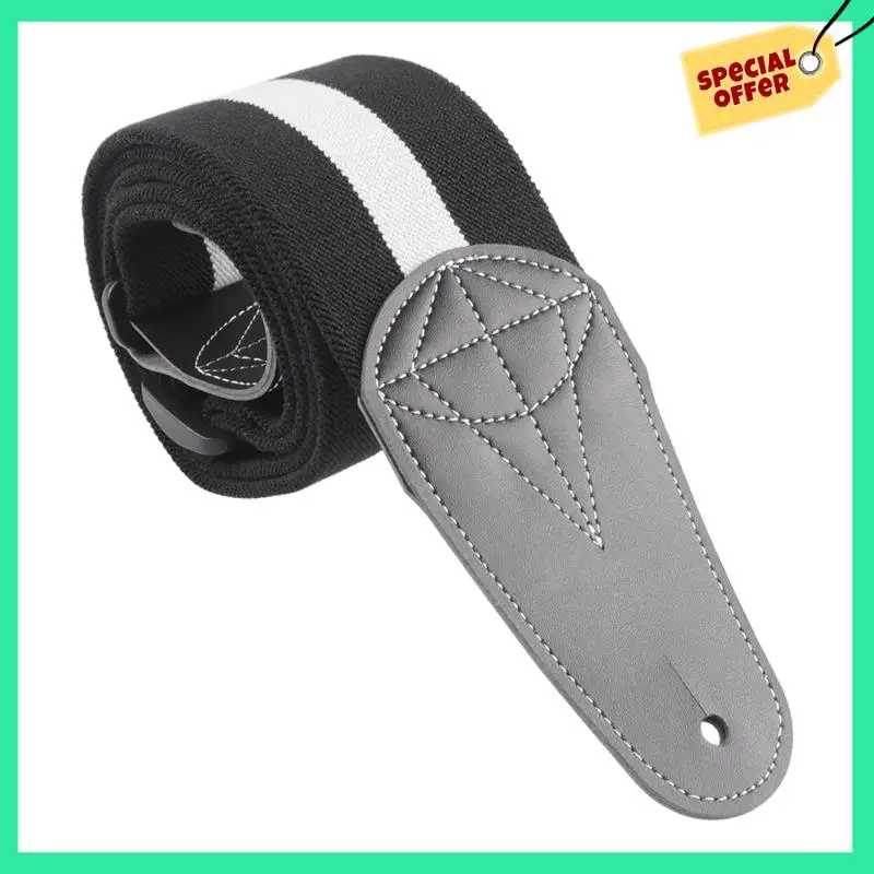 -A14E Guitar Strap Soft Adjustable Acoustic Guitar Strap Folk Guitar Strap Black+White
-A14E Guitar Strap Soft Adjustable Acoustic Guitar Strap Folk Guitar Strap Black+White