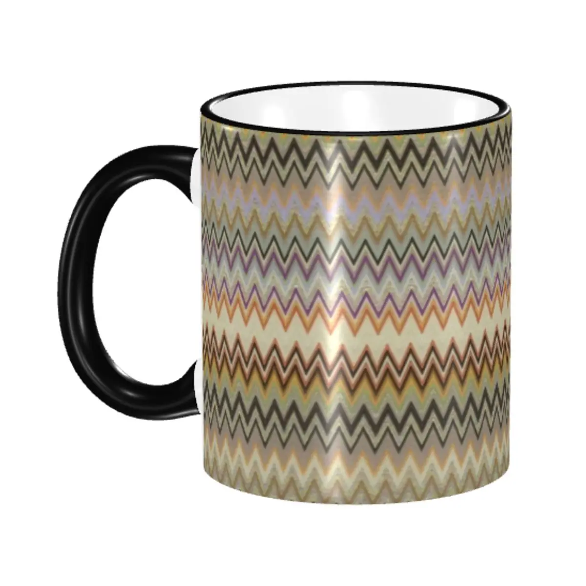 Customized Chic Colorful Zig Zag Chevron Mugs DIY Geometric Camouflage Zigzag Ceramic Milk Tea Coffee Cup
Customized Chic Colorful Zig Zag Chevron Mugs DIY Geometric Camouflage Zigzag Ceramic Milk Tea Coffee Cup