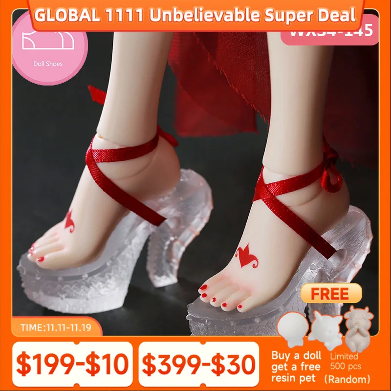 New bjd Shoes 1/4 for Minifee Doll body and 1/4 supia doll body about5.5cm FairyLand high heels resin material WXS4-132 WXS4-135
New bjd Shoes 1/4 for Minifee Doll body and 1/4 supia doll body about5.5cm FairyLand high heels resin material WXS4-132 WXS4-135
