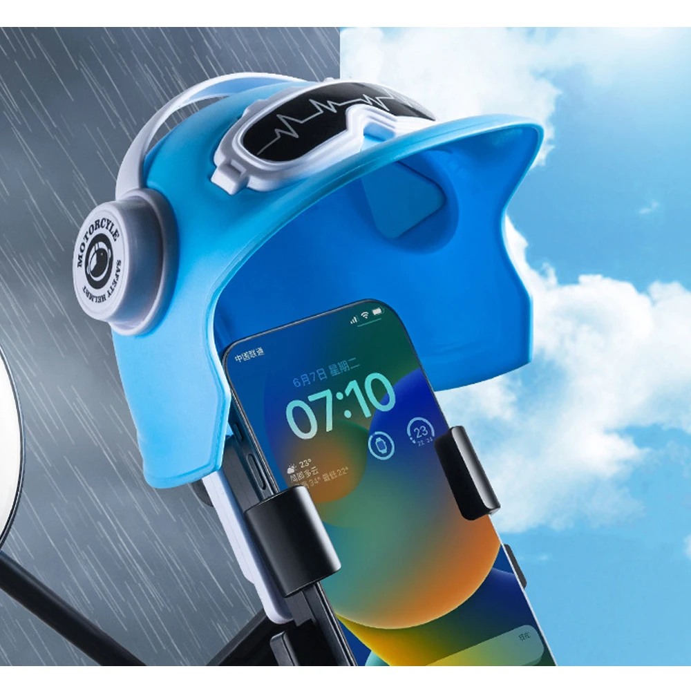 Universal Motorcycle Mobile Phone Holder Sunshade Helmets Phone Stand Bracket GPS Navigation Support For 4.7-7.2inch Smartphones
Universal Motorcycle Mobile Phone Holder Sunshade Helmets Phone Stand Bracket GPS Navigation Support For 4.7-7.2inch Smartphones