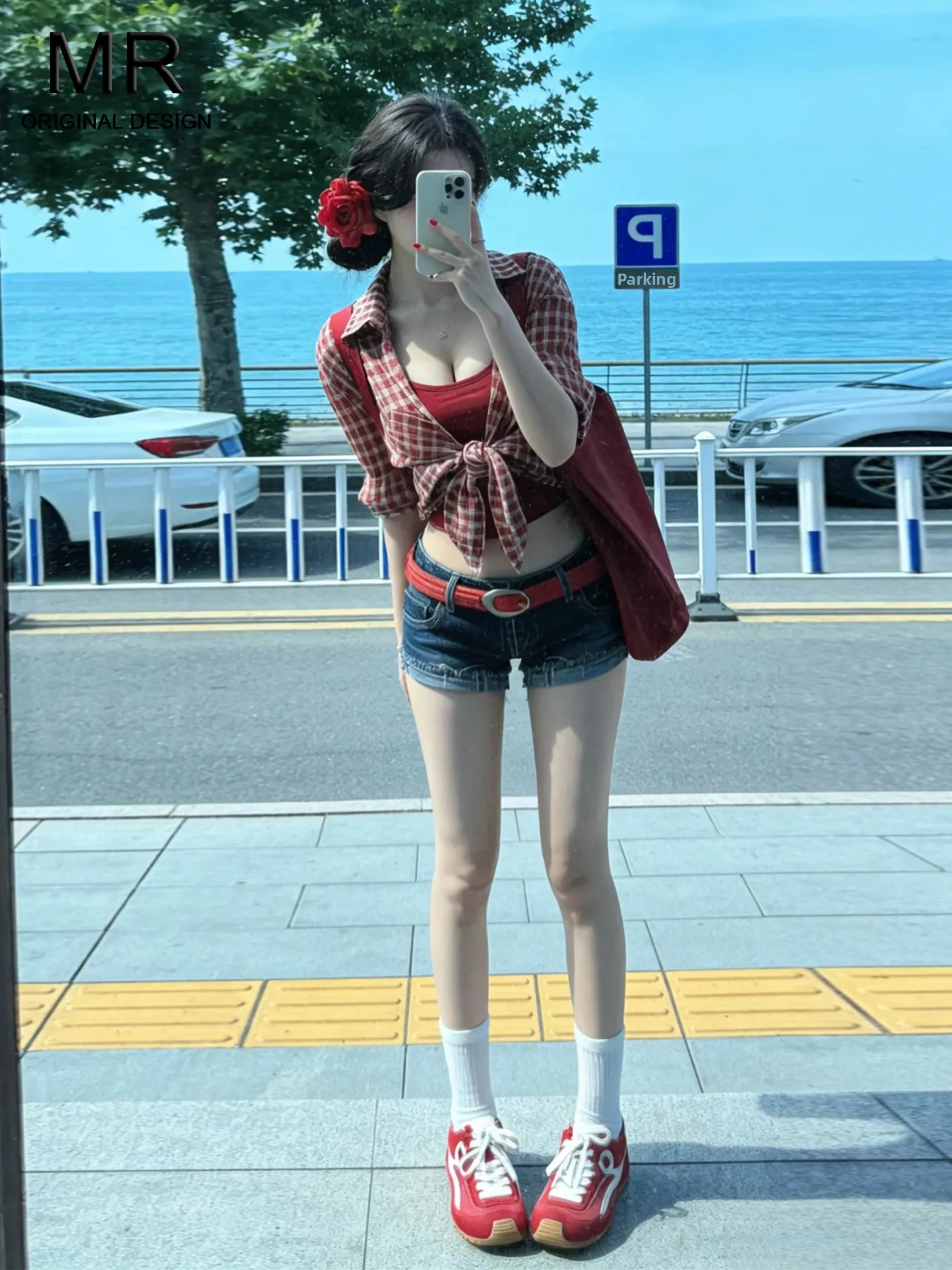 Millennium Blue American Retro Cuffed Elastic Denim Shorts Women's New 2026 Summer Spicy Slimming Hot Pants Low Waist Casual ...
Millennium Blue American Retro Cuffed Elastic Denim Shorts Women's New 2026 Summer Spicy Slimming Hot Pants Low Waist Casual ...