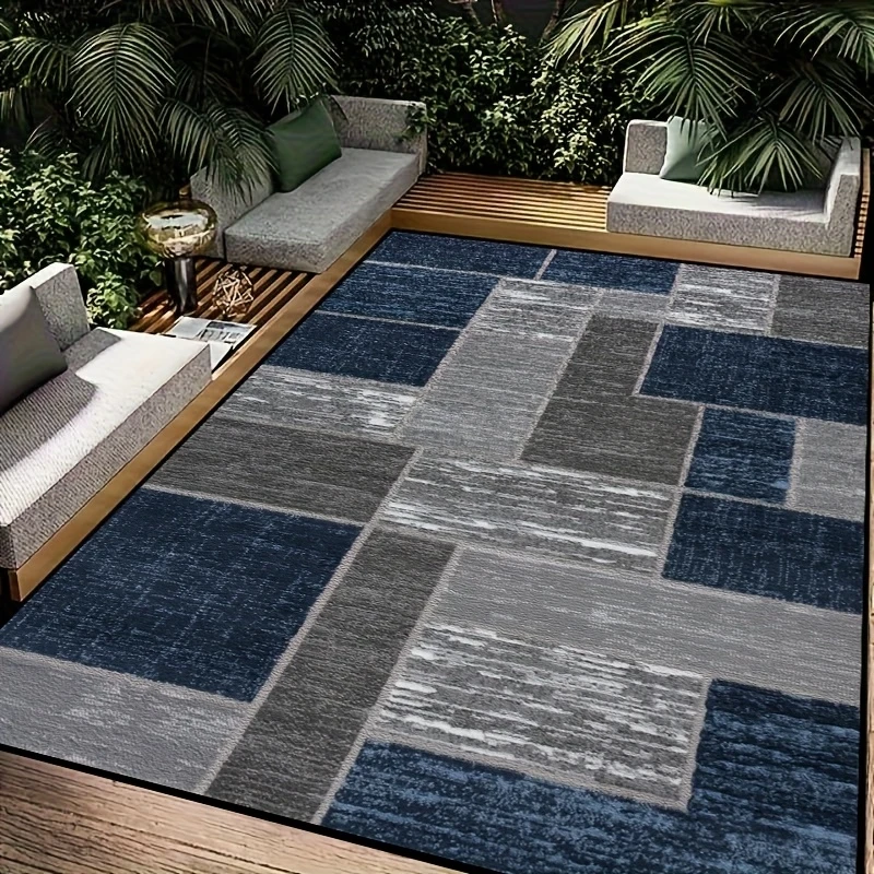VIKAMA Modern Geometric Patchwork Area Rug Waterproof Non Slip Floor Carpet for Indoor Outdoor Patio Living Room Bedroom Decor
VIKAMA Modern Geometric Patchwork Area Rug Waterproof Non Slip Floor Carpet for Indoor Outdoor Patio Living Room Bedroom Decor