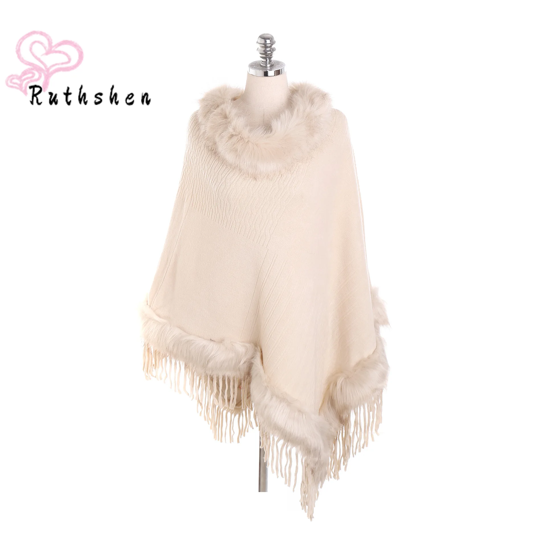 Fall Winter Faux Fur Women's Capes Pullover Bridal Party Shawl Warm Poncho Beige Cloaks Tapados Para Vestidos De Fiesta
Fall Winter Faux Fur Women's Capes Pullover Bridal Party Shawl Warm Poncho Beige Cloaks Tapados Para Vestidos De Fiesta