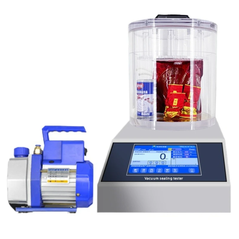 Vacuum tightness tester Automatic food positive and negative pressure detector Packaging bag cap leak detection
Vacuum tightness tester Automatic food positive and negative pressure detector Packaging bag cap leak detection