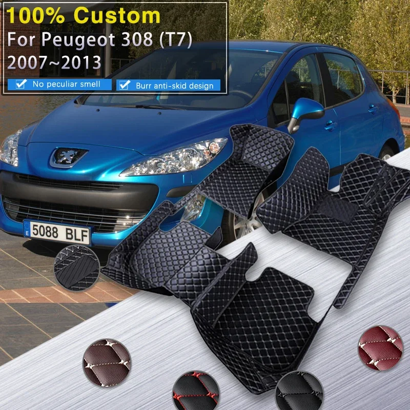 Quality Car Floor Mats For Peugeot 308 T7 MK1 2007~2013 Protective Pad Leather Mat Carpets Rugs Car Accessories Interior Parts 2
Quality Car Floor Mats For Peugeot 308 T7 MK1 2007~2013 Protective Pad Leather Mat Carpets Rugs Car Accessories Interior Parts 2