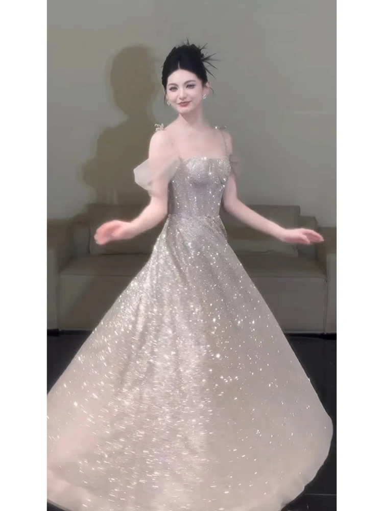 Ele Evening Gown Women's 2026 New High-End Sensation Lady's Personali Annual Conference Host Engagement Dr Bride's T...
Ele Evening Gown Women's 2026 New High-End Sensation Lady's Personali Annual Conference Host Engagement Dr Bride's T...