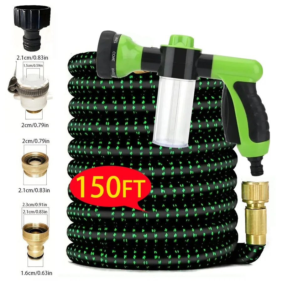 Garden Hose Expandable Magic Hose For Garden Watering And Cleaning, 3/4 ", Connector, Sprinkler Head, Watering Device, No Kinks
Garden Hose Expandable Magic Hose For Garden Watering And Cleaning, 3/4 ", Connector, Sprinkler Head, Watering Device, No Kinks