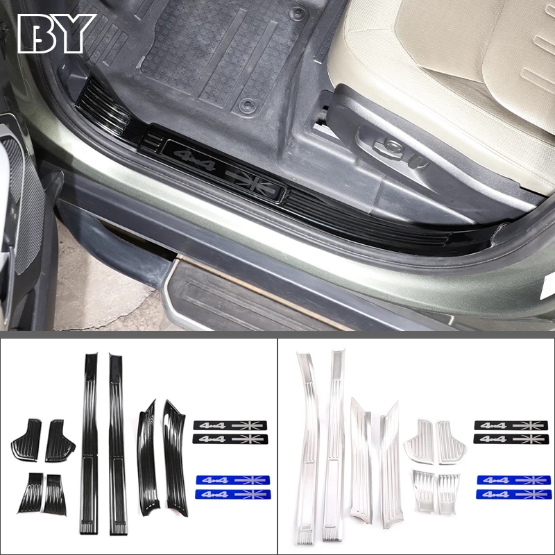Car Door Sill Anti Kick Plate For Land Rover Defender 110 20-24 Scuff Anti Scratch Stainless Steel Welcome Pedal Protector Parts
Car Door Sill Anti Kick Plate For Land Rover Defender 110 20-24 Scuff Anti Scratch Stainless Steel Welcome Pedal Protector Parts