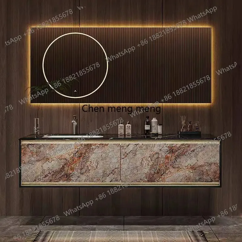 E182 Bathroom light luxury bathroom cabinet washbasin integrated washbasin cabinet combination new model
E182 Bathroom light luxury bathroom cabinet washbasin integrated washbasin cabinet combination new model