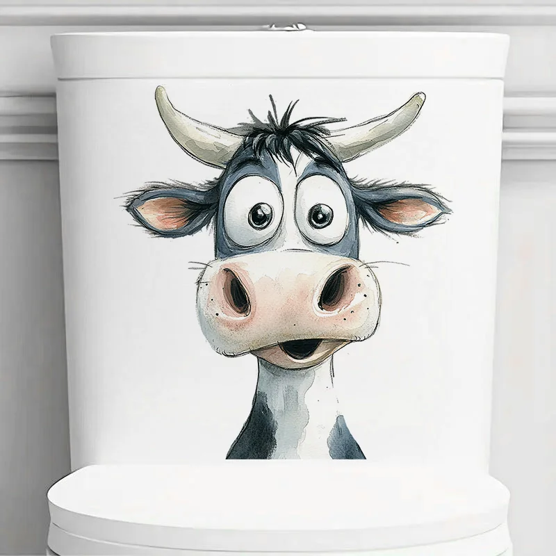T2302# The Dazedly Standing Cow Toilet Stickers, Bright Wall for Home, Cabinet, Door,Decoration, Vinyl Car Decals
T2302# The Dazedly Standing Cow Toilet Stickers, Bright Wall for Home, Cabinet, Door,Decoration, Vinyl Car Decals