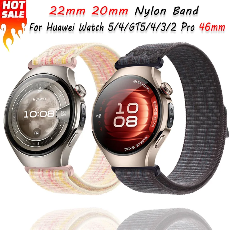 22mm 20mm Band For Huawei Watch 5/4/GT5/4/3/2 Pro 46mm Nylon Needlework Wristband Bracelet Band Amazfit Active2/Balance 2 Strap
22mm 20mm Band For Huawei Watch 5/4/GT5/4/3/2 Pro 46mm Nylon Needlework Wristband Bracelet Band Amazfit Active2/Balance 2 Strap