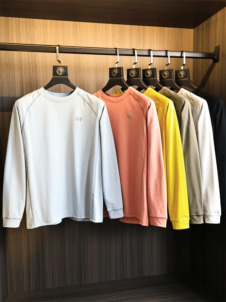 High Performance Qui Dry Breathable Micro-Pore Fabric Men's Tech Elastic Skin-Friendly round Ne Long Sve T-irt
High Performance Qui Dry Breathable Micro-Pore Fabric Men's Tech Elastic Skin-Friendly round Ne Long Sve T-irt