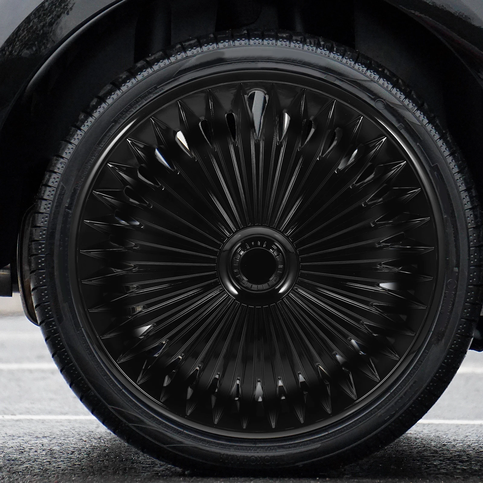 Black 15 Inch Car Hub Caps Durable Stylish Vehicle Wheel Covers Easy Install Auto Decorative Accessory
Black 15 Inch Car Hub Caps Durable Stylish Vehicle Wheel Covers Easy Install Auto Decorative Accessory