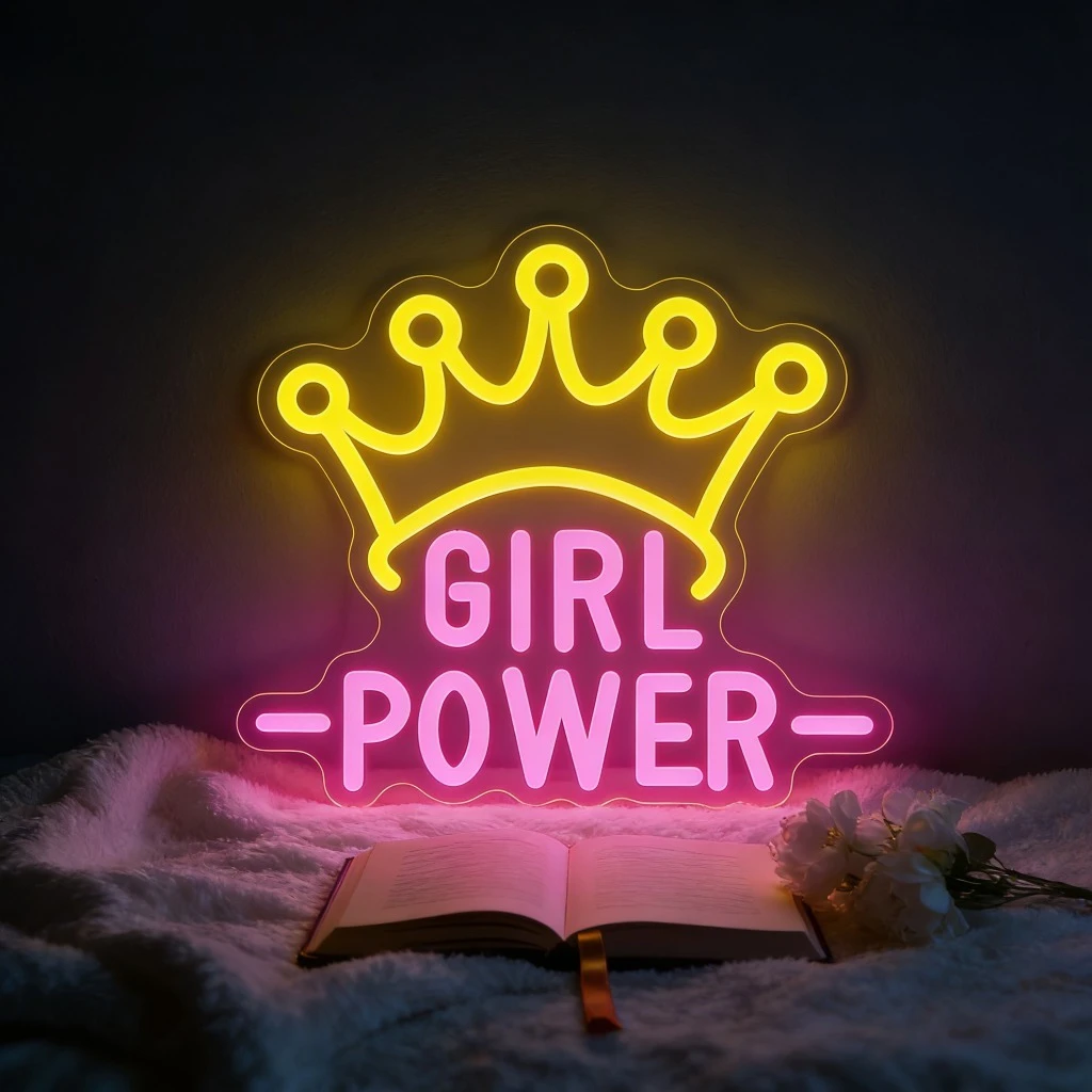 Неоновая LED-вывеска «Girl Power Crown» для декора стен спальни, комнаты девочки, домашнего бара, вдохновляющий подарок, освещение для женственного саморазвития
Неоновая LED-вывеска «Girl Power Crown» для декора стен спальни, комнаты девочки, домашнего бара, вдохновляющий подарок, освещение для женственного саморазвития