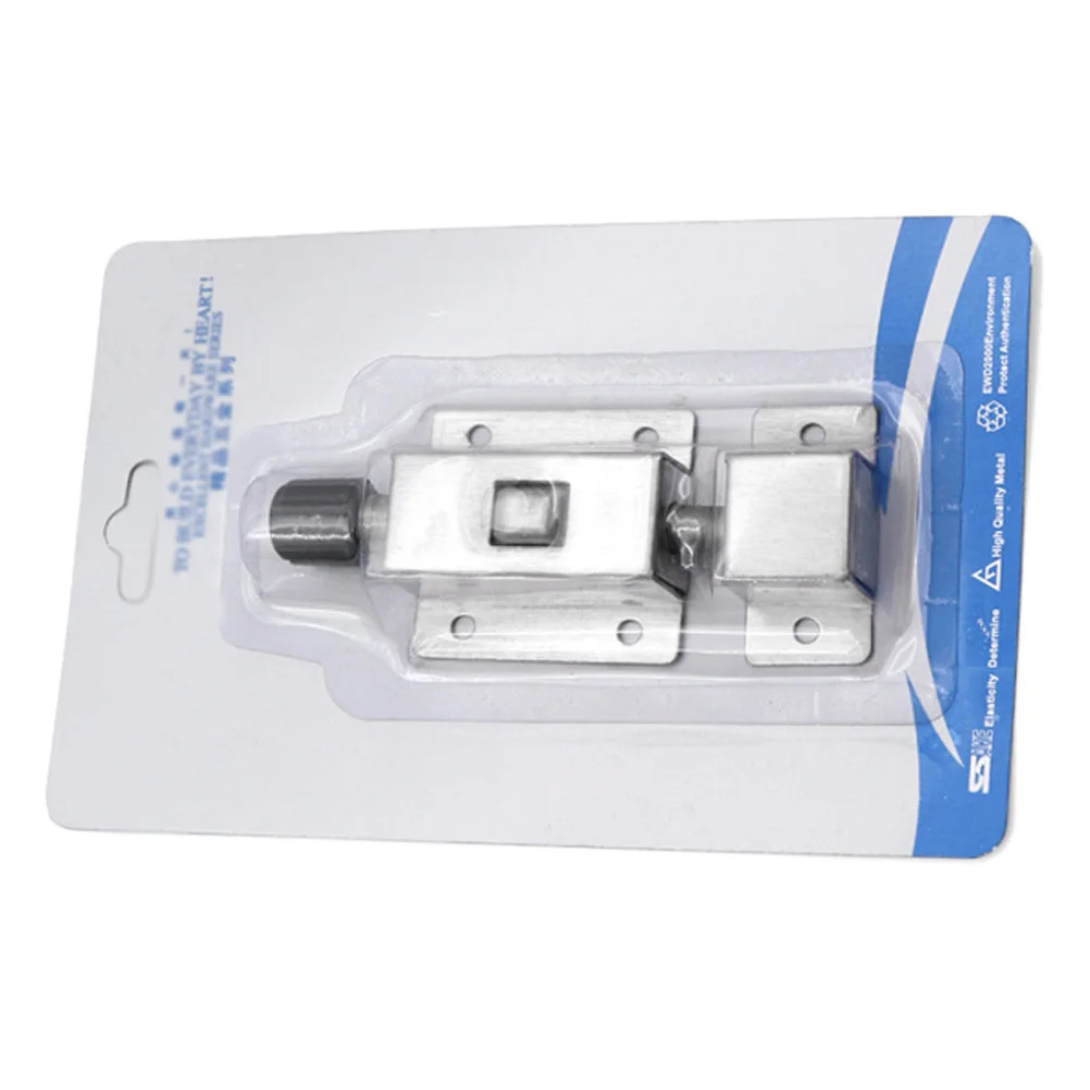 1Set Stainless Steel Door Bolt Automatic Gate Latch Silver Durable Security Barrel Bolt Safety Door Lock Easy Installation
1Set Stainless Steel Door Bolt Automatic Gate Latch Silver Durable Security Barrel Bolt Safety Door Lock Easy Installation