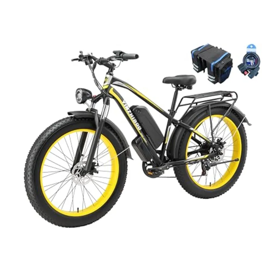 Electric Bike for Adults: 2000W Peak Motor, 26 Fat Tire E-MTB, 32 MPH Speed, 48V 17.5Ah Removable Battery, UL2849 Certified
Electric Bike for Adults: 2000W Peak Motor, 26 Fat Tire E-MTB, 32 MPH Speed, 48V 17.5Ah Removable Battery, UL2849 Certified