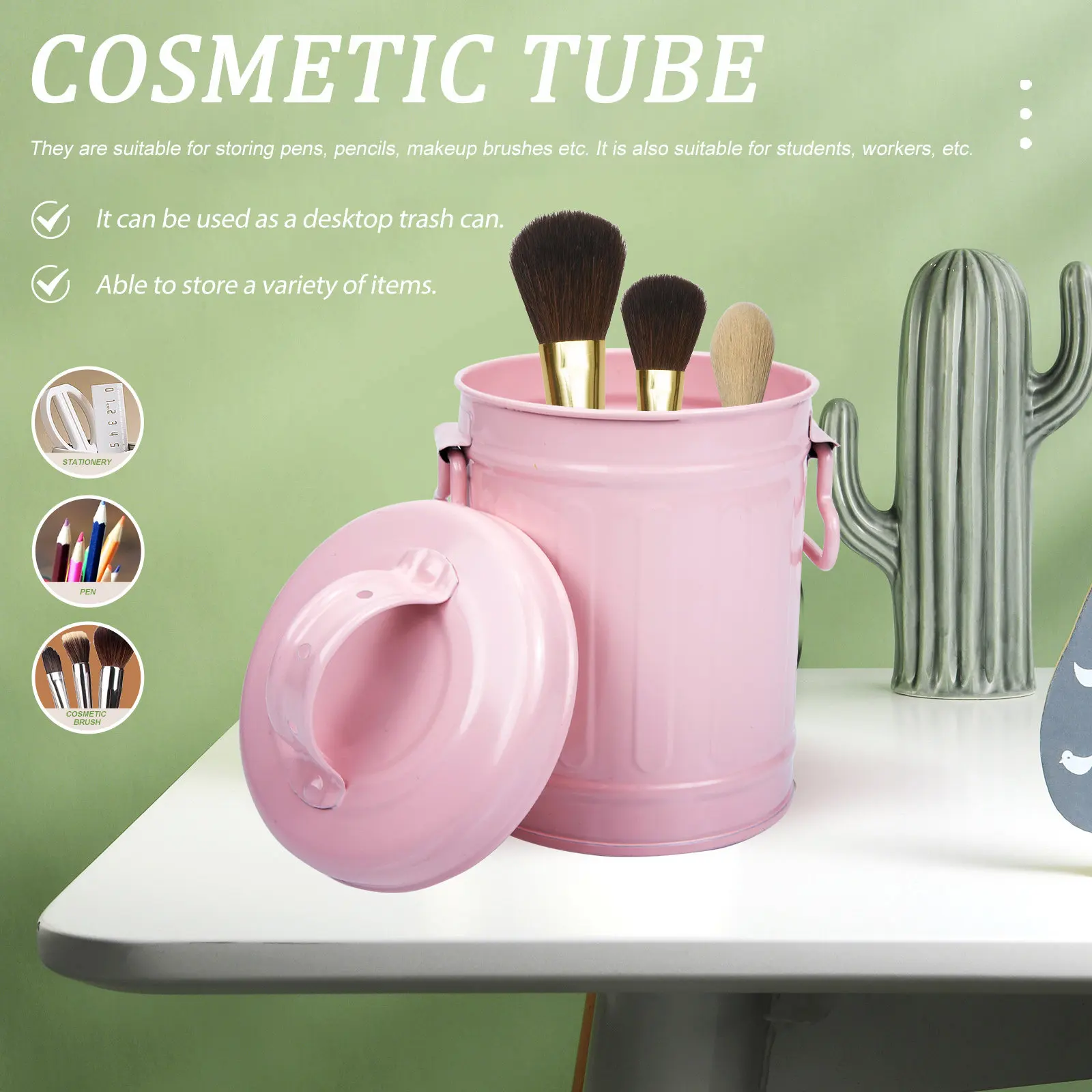 Металлическая подставка для ручек розового цвета с мультяшным дизайном, настольный органайзер для офиса, школы, дома, для канцелярских принадлежностей и косметики, металлическая подставка для кистей
Металлическая подставка для ручек розового цвета с мультяшным дизайном, настольный органайзер для офиса, школы, дома, для канцелярских принадлежностей и косметики, металлическая подставка для кистей