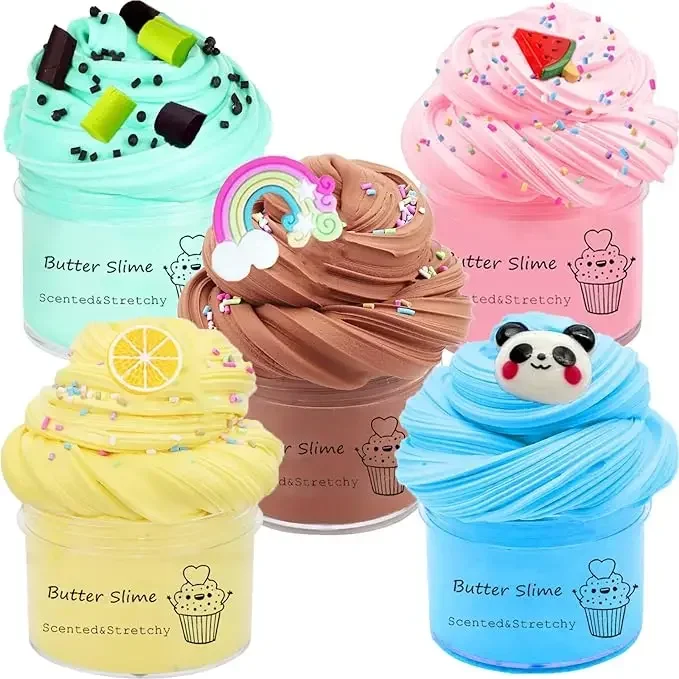 5 Pack Butter Slime Kit,Birthday Gifts for Kids,Party Favor for Girls & Boys ,Non Sticky,Super Soft Sludge Toy Easter Egg Basket
5 Pack Butter Slime Kit,Birthday Gifts for Kids,Party Favor for Girls & Boys ,Non Sticky,Super Soft Sludge Toy Easter Egg Basket