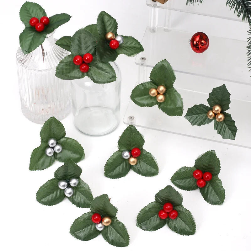 20Pcs Artificial Holly Berries With Green Leaves DIY Christmas Wreath Artificial Fake Flowers Berry Decor For Xmas Tree New Year
20Pcs Artificial Holly Berries With Green Leaves DIY Christmas Wreath Artificial Fake Flowers Berry Decor For Xmas Tree New Year
