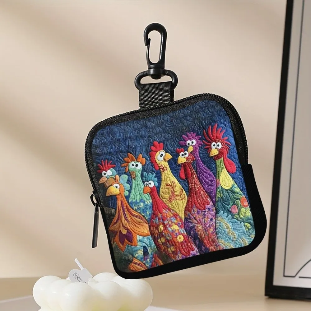 Cute Zippered Wallet Chicken Pattern Coin Purse PVC Water-resistant Change Purse Mini Lightweight Storage Bag Friends Gift
Cute Zippered Wallet Chicken Pattern Coin Purse PVC Water-resistant Change Purse Mini Lightweight Storage Bag Friends Gift