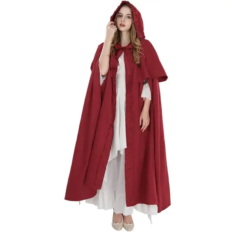 Длинный плащ на Хэллоуин с капюшоном и накидкой на плечи, большой размер, костюм для выступлений, для женщин, стиль «Финг Принц»
Длинный плащ на Хэллоуин с капюшоном и накидкой на плечи, большой размер, костюм для выступлений, для женщин, стиль «Финг Принц»