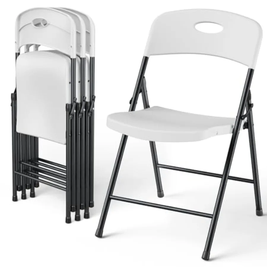 Folding Chairs, Outdoor Portable Foldable Chair with Steel Frame, 300lbs Capacity Heavy Duty Metal Folding Chairs for Patio, Pi
Folding Chairs, Outdoor Portable Foldable Chair with Steel Frame, 300lbs Capacity Heavy Duty Metal Folding Chairs for Patio, Pi