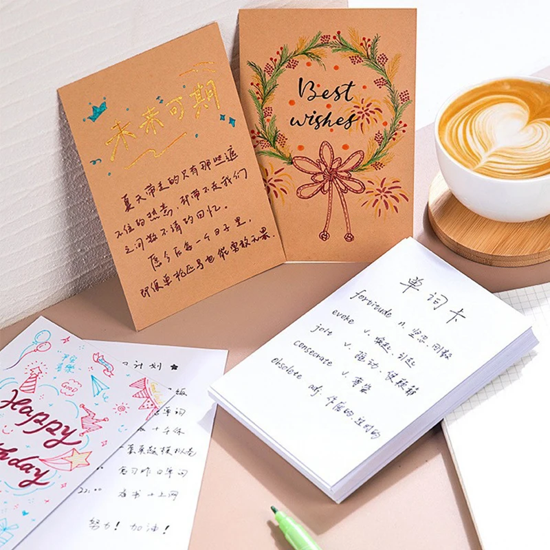 200 шт./лот, 10x15 см, пустая бумажная открытка, утолщенная крафт-бумага, карты с ручной росписью, сделай сам, двусторонняя открытка для сообщений, поздравительные пригласительные открытки
200 шт./лот, 10x15 см, пустая бумажная открытка, утолщенная крафт-бумага, карты с ручной росписью, сделай сам, двусторонняя открытка для сообщений, поздравительные пригласительные открытки