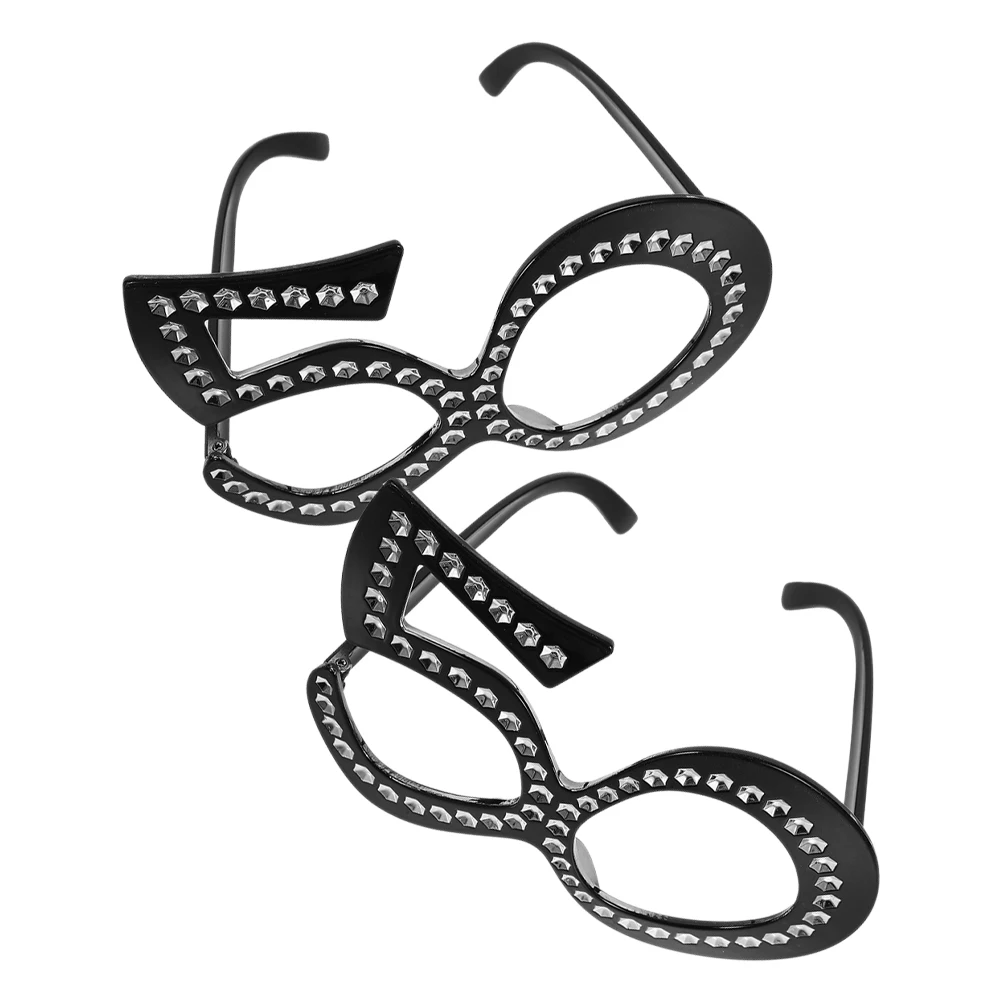 Digital Glasses Novelty Eyewear Rectangle Shape 2 Pairs Plastic Lightweight Birthday Party Photo Props Decorative Glitter Frame
Digital Glasses Novelty Eyewear Rectangle Shape 2 Pairs Plastic Lightweight Birthday Party Photo Props Decorative Glitter Frame