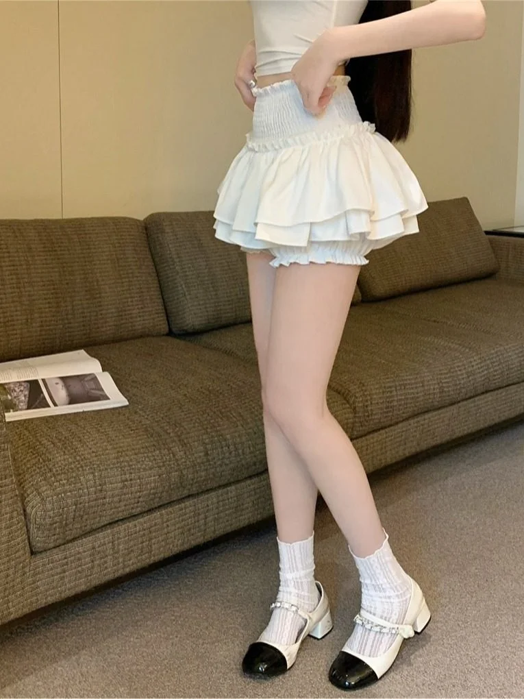 Black Puffy A-Line Skirt Women's Spring Ballet Style Cake Skirt High Waist Slimming Short Pants Skirt Anti-Light Walking
Black Puffy A-Line Skirt Women's Spring Ballet Style Cake Skirt High Waist Slimming Short Pants Skirt Anti-Light Walking