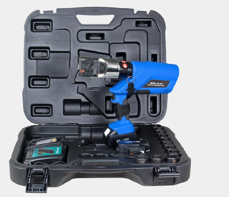 EZ-400U H-shaped Electric Hydraulic Wire Fitting Cable Hydraulic Crimping Cutting Punching Battery Tool
EZ-400U H-shaped Electric Hydraulic Wire Fitting Cable Hydraulic Crimping Cutting Punching Battery Tool