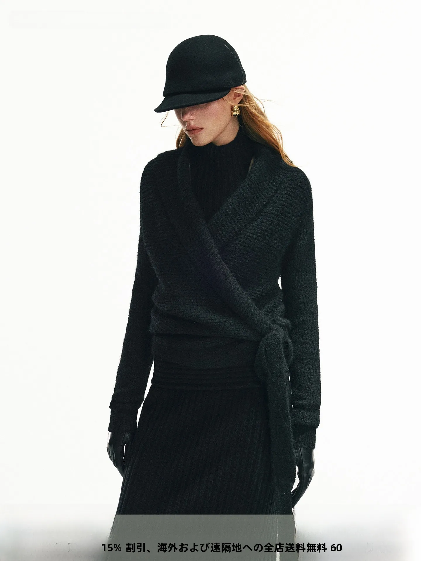 Modern Retro V-neck Knitted Sweater Coat for Women Cross Belted Loose Fit Casual Travel Business Street Style Citywalk
Modern Retro V-neck Knitted Sweater Coat for Women Cross Belted Loose Fit Casual Travel Business Street Style Citywalk