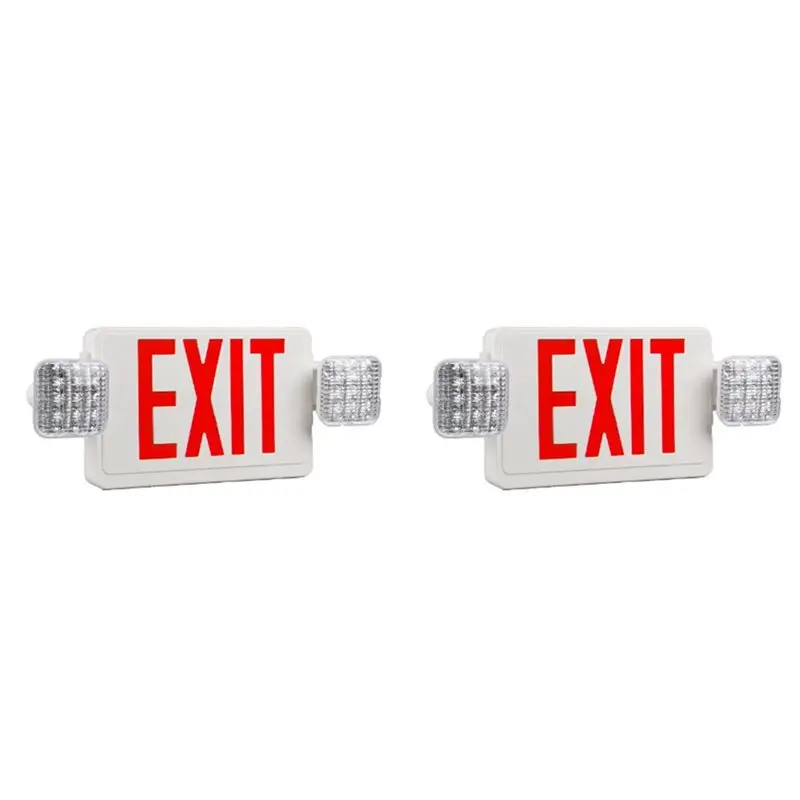 AA84 2X LED Exit Sign With Emergency Lights,Adjustable LED Emergency Exit Lights With Battery Backup,Exit Sign For Business
AA84 2X LED Exit Sign With Emergency Lights,Adjustable LED Emergency Exit Lights With Battery Backup,Exit Sign For Business