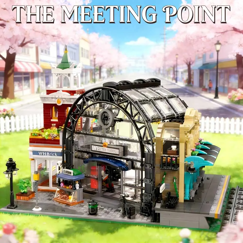 Creative Meeting Point Train Station Street View Bricks Modular House Model Building Blocks Educational Toy Puzzle Moc 2720pcs
Creative Meeting Point Train Station Street View Bricks Modular House Model Building Blocks Educational Toy Puzzle Moc 2720pcs
