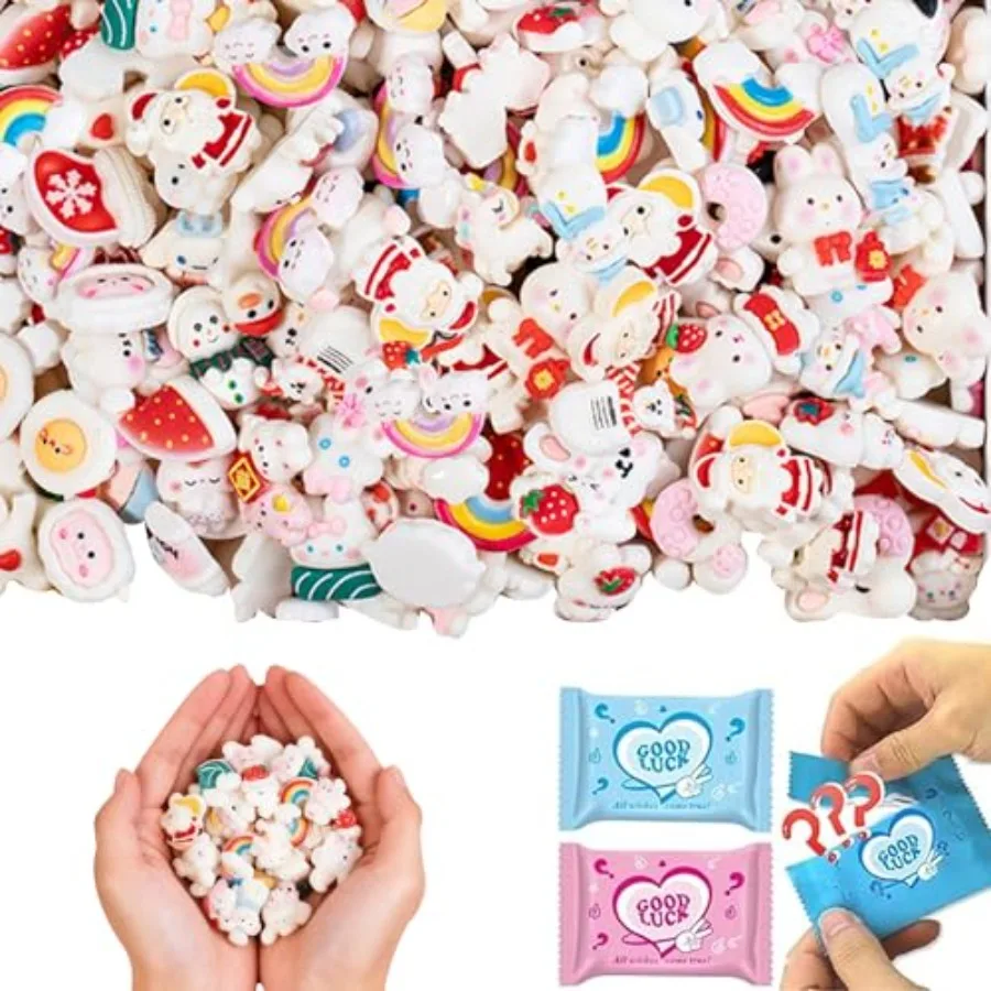 50 Pcs White Cartoon Blind Bags: Mystery Mini Resin Figures for,Random Tiny Cute Charms, DIY Craft Supplies, Dollhouse Miniatur
50 Pcs White Cartoon Blind Bags: Mystery Mini Resin Figures for,Random Tiny Cute Charms, DIY Craft Supplies, Dollhouse Miniatur