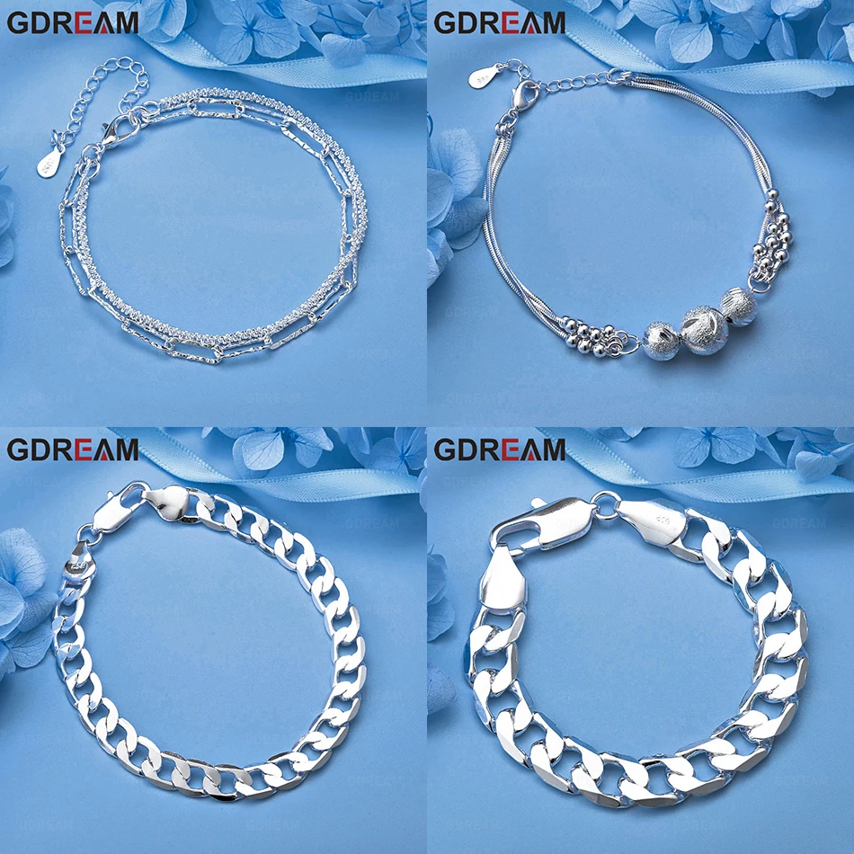 GDREAM 925 Sterling Silver Multi-Layered Lucky Beads Bracelet Women'S Creative Temperament Accessories Party Jewelry
GDREAM 925 Sterling Silver Multi-Layered Lucky Beads Bracelet Women'S Creative Temperament Accessories Party Jewelry