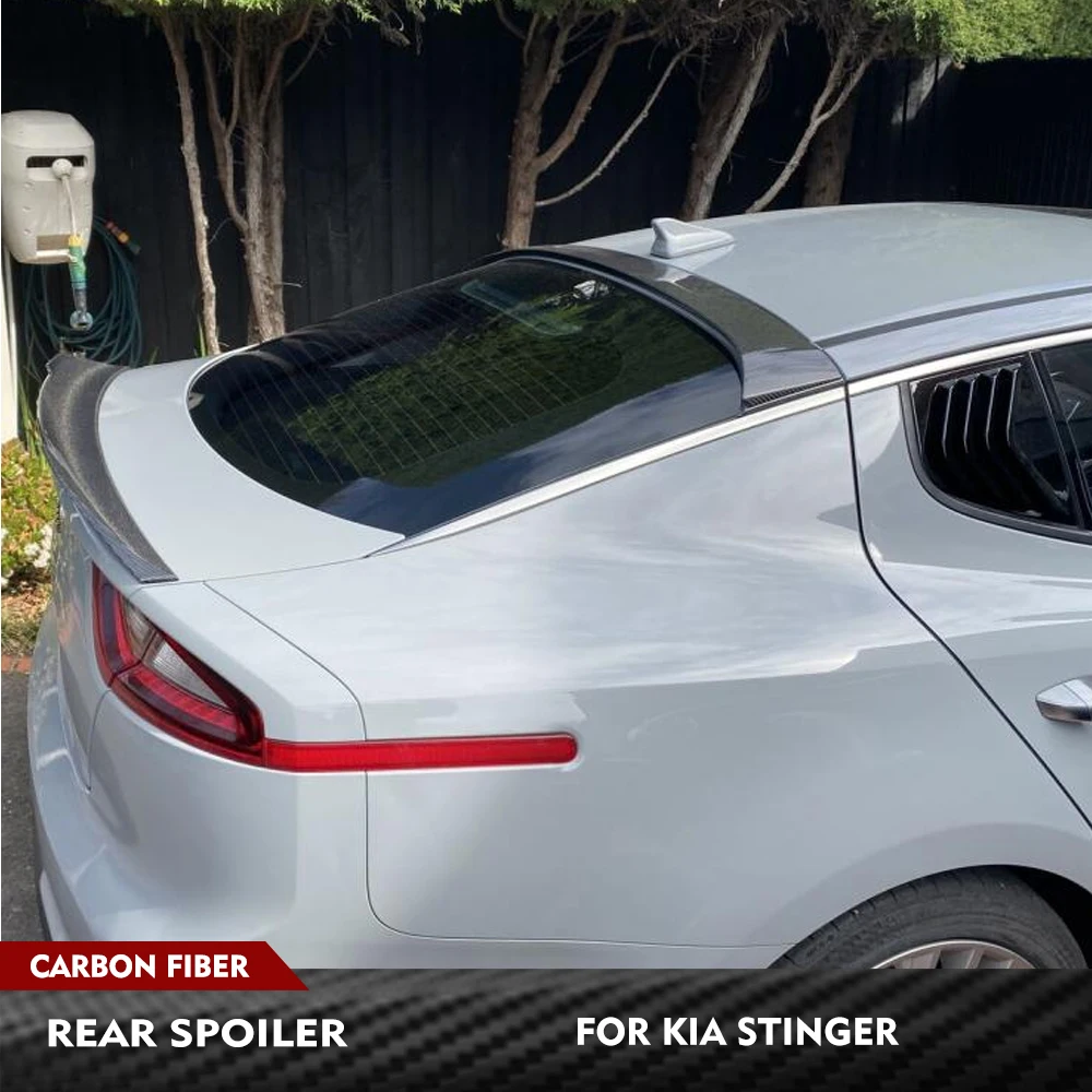 For Kia Stinger 2018-2023 Carbon Fiber Car Rear Racing Spoiler Car Rear Trunk Boot Wing Body Kits Rear Wing Lip Highkick Spoiler
For Kia Stinger 2018-2023 Carbon Fiber Car Rear Racing Spoiler Car Rear Trunk Boot Wing Body Kits Rear Wing Lip Highkick Spoiler