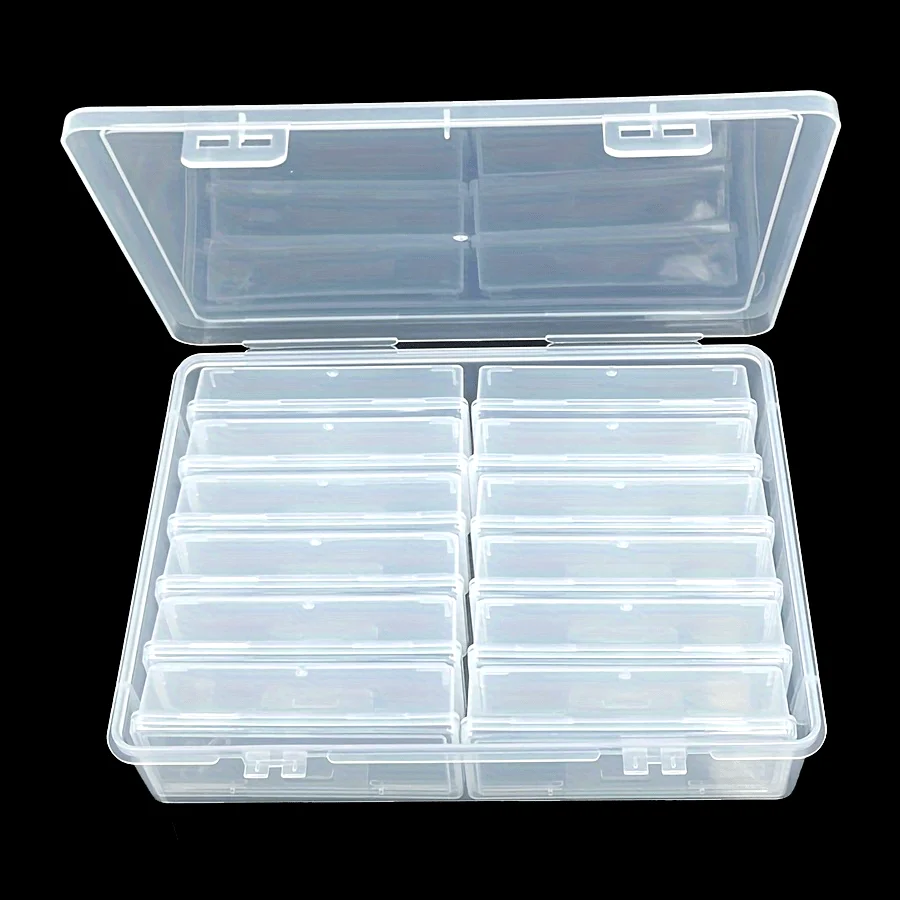 Набор из 12 прозрачных пластиковых органайзеров для рукоделия, украшений и бусин — многофункциональные контейнеры для хранения с защелкивающейся крышкой
Набор из 12 прозрачных пластиковых органайзеров для рукоделия, украшений и бусин — многофункциональные контейнеры для хранения с защелкивающейся крышкой