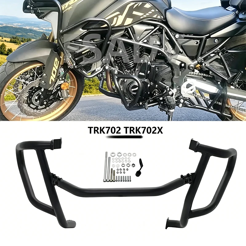 Fit For Benelli TRK702 2022 2023 TRK702 X TRK 702/X Motorcycle Highway Engine Guard Crash Bar Frame Bumper Fairing Protector Bar
Fit For Benelli TRK702 2022 2023 TRK702 X TRK 702/X Motorcycle Highway Engine Guard Crash Bar Frame Bumper Fairing Protector Bar