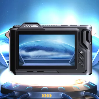 50MP Camera 5K Digital Camera 16:9 4.0 Inch Screen 50x Digital Zoom 1/4inch Bottom Interface for Outdoor Photography