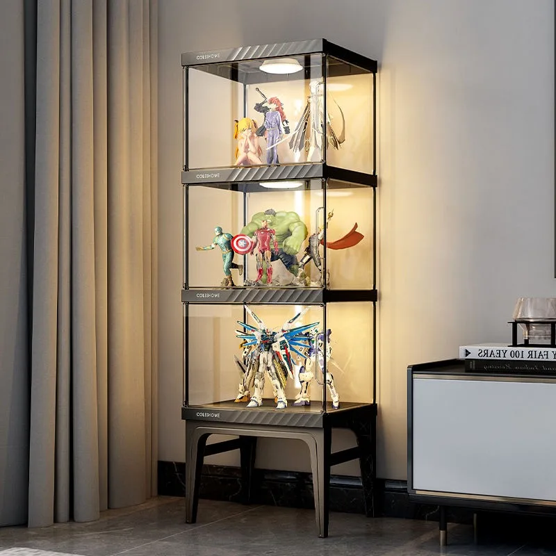 Box building block storage transparent model dust rack up to toy display cabinet
Box building block storage transparent model dust rack up to toy display cabinet