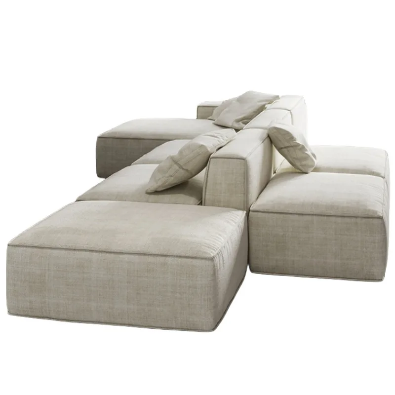 Living room large square double-sided seat bag cotton and linen sofa
Living room large square double-sided seat bag cotton and linen sofa