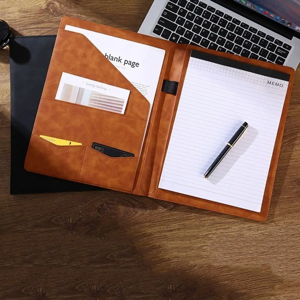 A4 Leather Clip Board Conference Folder File Storage Multifunctional Business Stationery Folder Data Book Vintage
A4 Leather Clip Board Conference Folder File Storage Multifunctional Business Stationery Folder Data Book Vintage
