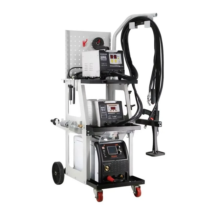 Tricar Original Factory Steel and Aluminum Dual Effect Bodywork Sheet Metal Restoration Tool Welder and Dent Puller Machine
Tricar Original Factory Steel and Aluminum Dual Effect Bodywork Sheet Metal Restoration Tool Welder and Dent Puller Machine