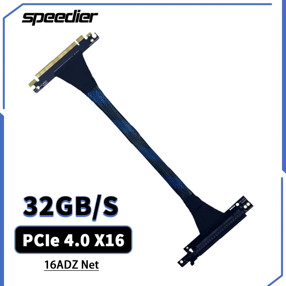 270 Degrees PCI-E 4.0 X16 Graphics Card Extension Cable GPU AI Adapter Cable 270° Anti-right-angle Built-in GPU Extension Cable
270 Degrees PCI-E 4.0 X16 Graphics Card Extension Cable GPU AI Adapter Cable 270° Anti-right-angle Built-in GPU Extension Cable